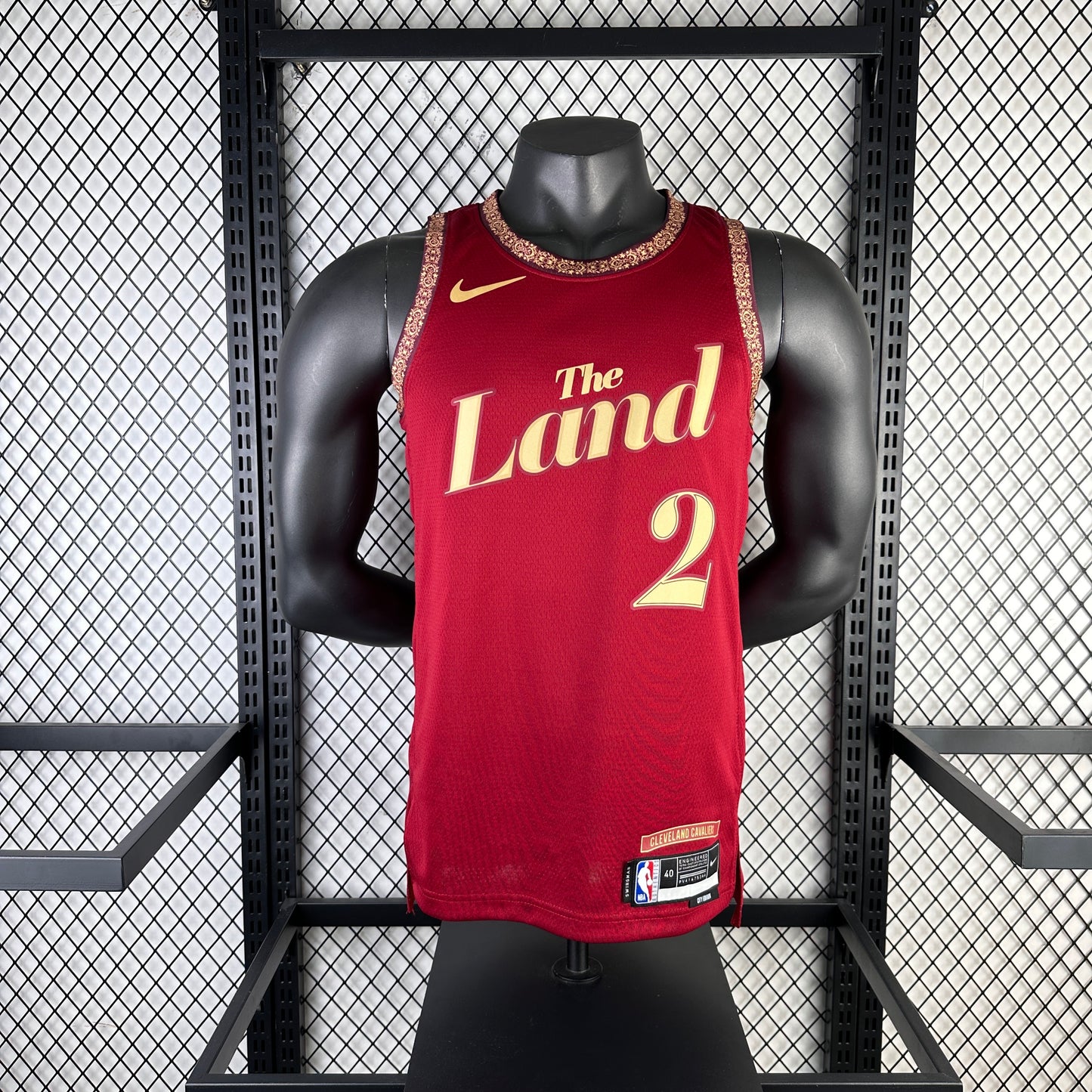 #2 Irving Cleveland Cavaliers 23/24 Tessuto Impresso