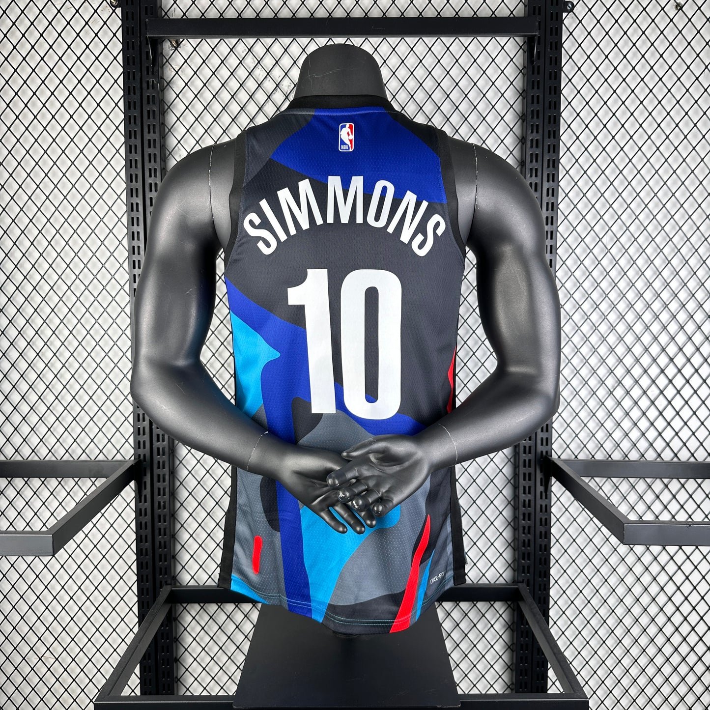 #10 Simmons Brooklyn Nets 23/24 Tessuto Impresso