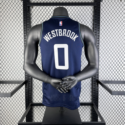 #0 Westbrook LA Clippers 23/24 Tessuto Impresso