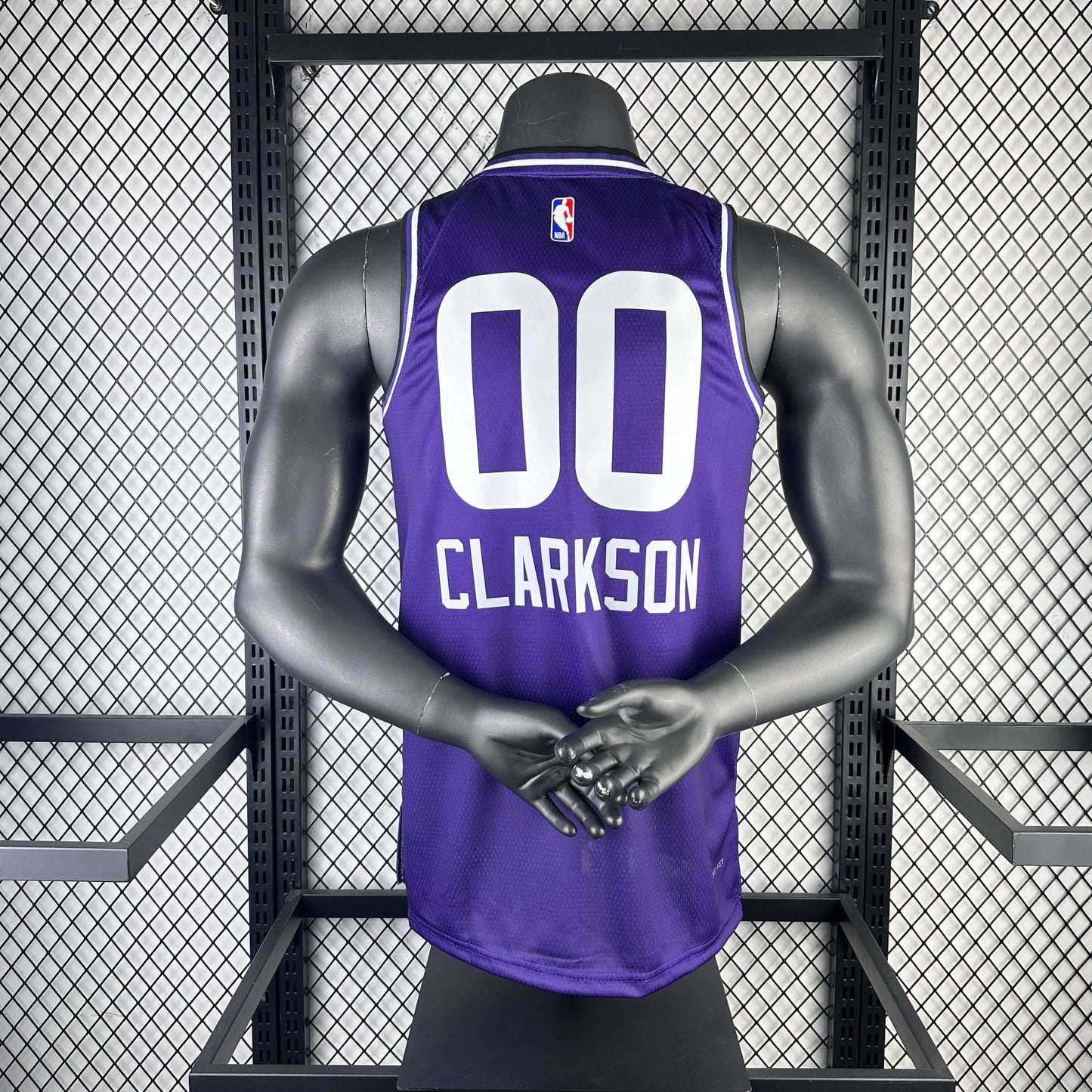 # 00 Clarkson Utah Jazz 23/24 Tessuto Impresso