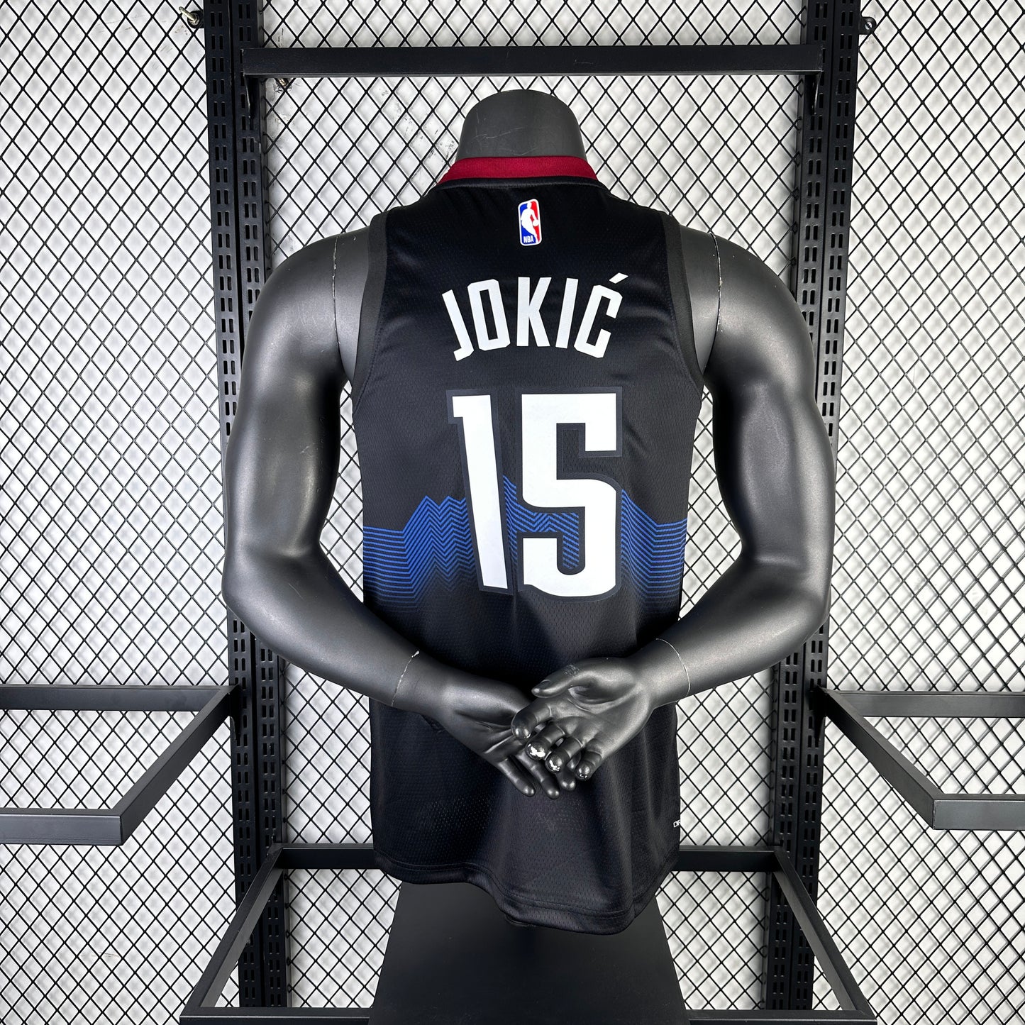 #15 Jokic Denver Nuggest 23/24 Tessuto Impresso