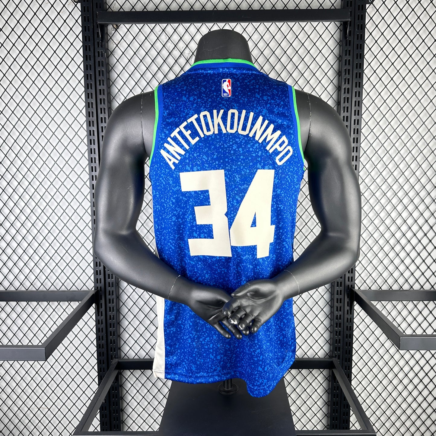 #34 Antetokounmpo Milwaukee Bucks 23/24 Printed Fabric