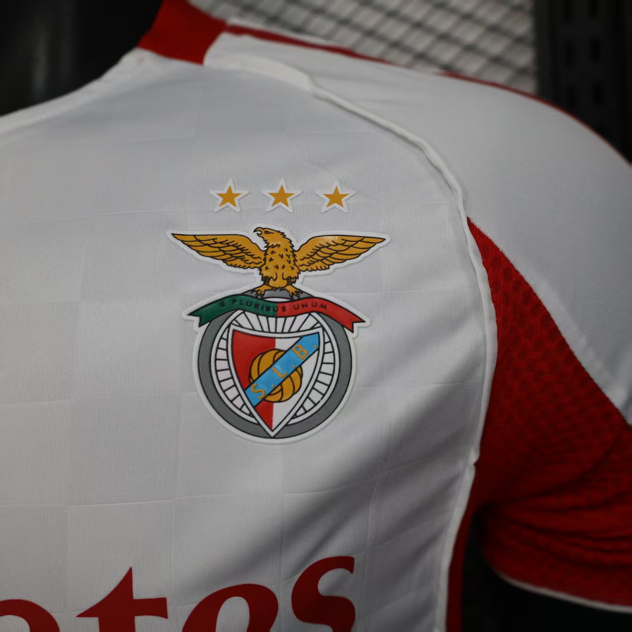 Benfica Seconda Bianca Tessuto Giocatore 25/26