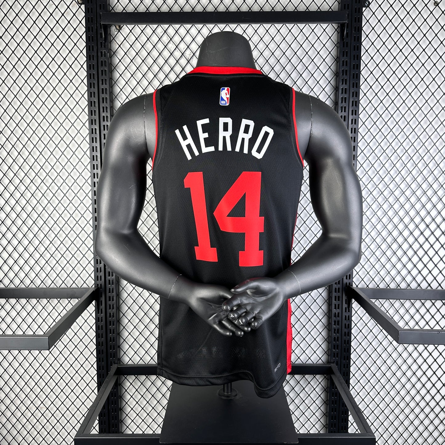 #14 Herro Miami Heat 23/24 Tessuto Impresso