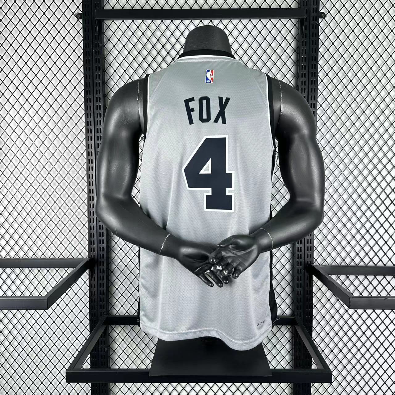#4 San Antonio Spurs 25/26 Tessuto Impresso
