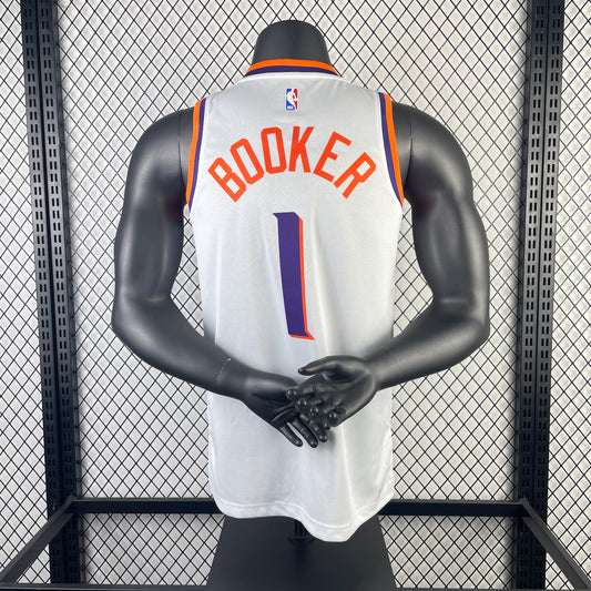 #1 Booker Phoenix Suns 23/24 Tessuto Impresso