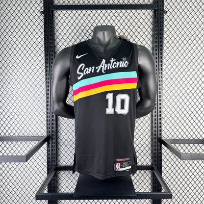 #10 San Antonio Spurs 25/26 Tessuto Impresso