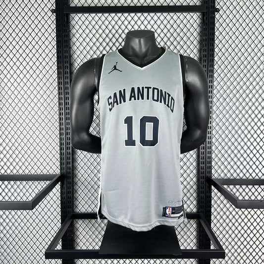 #10 San Antonio Spurs 25/26 Tessuto Impresso