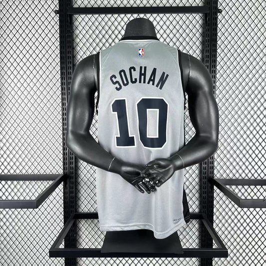 #10 San Antonio Spurs 25/26 Tessuto Impresso