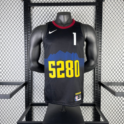 #1 Porter Jr Denver Nuggest 23/24 Tessuto Impresso