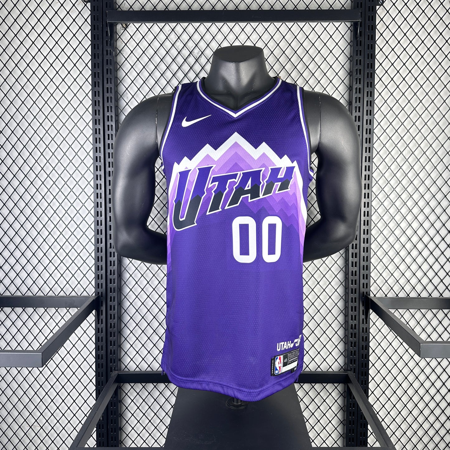 # 00 Clarkson Utah Jazz 23/24 Tessuto Impresso