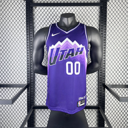 # 00 Clarkson Utah Jazz 23/24 Tessuto Impresso