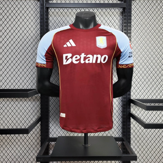 Aston Villa Prima Tessuto Giocatore 25/26
