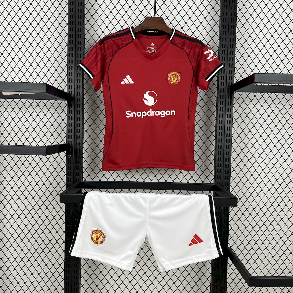 Kit Bambino/Ragazzo Manchester United Prima 25/26