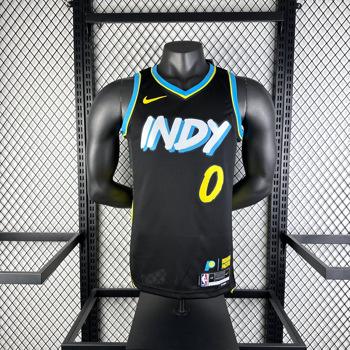 #0 Haliburton Indiana Pacers 23/24 Tessuto Impresso