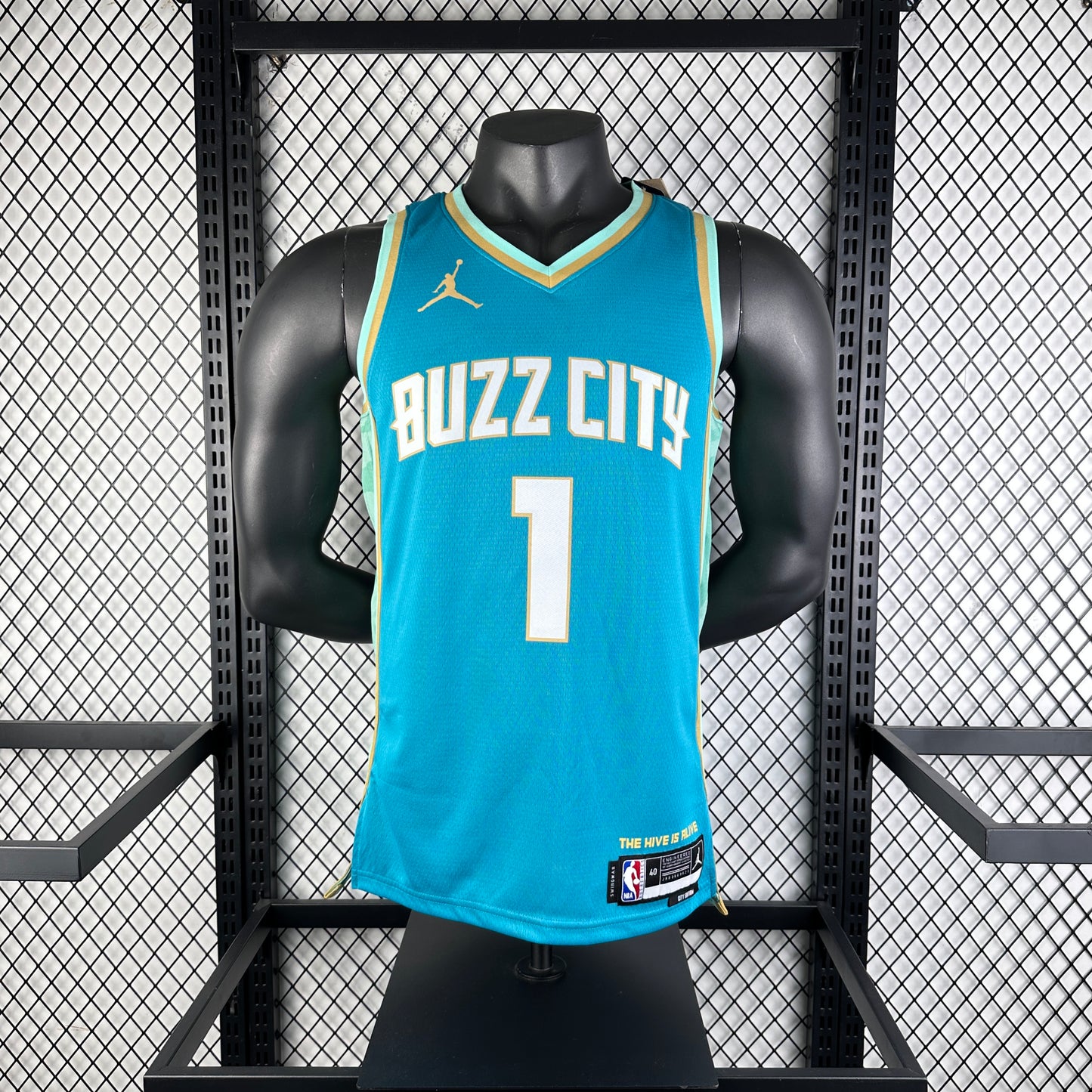 #1 Ball Charlotte Hornets 23/24 Tessuto Impresso