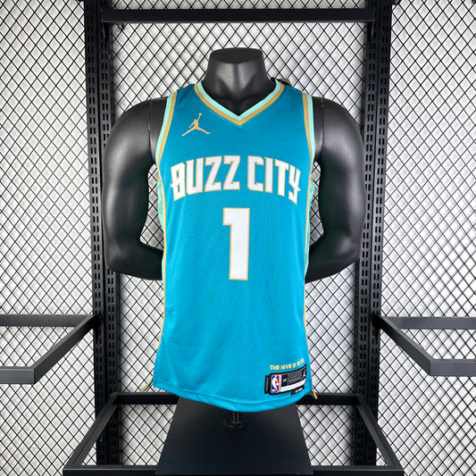 #1 Ball Charlotte Hornets 23/24 Tessuto Impresso