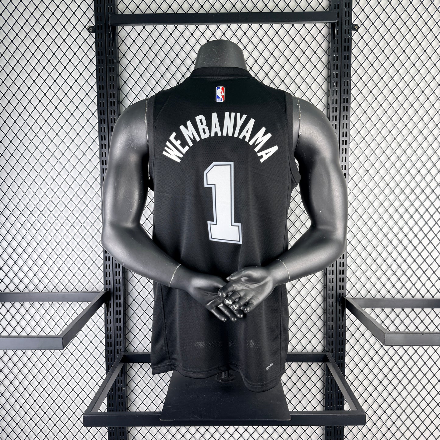 #1 San Antonio Spurs 25/26 Tessuto Impresso