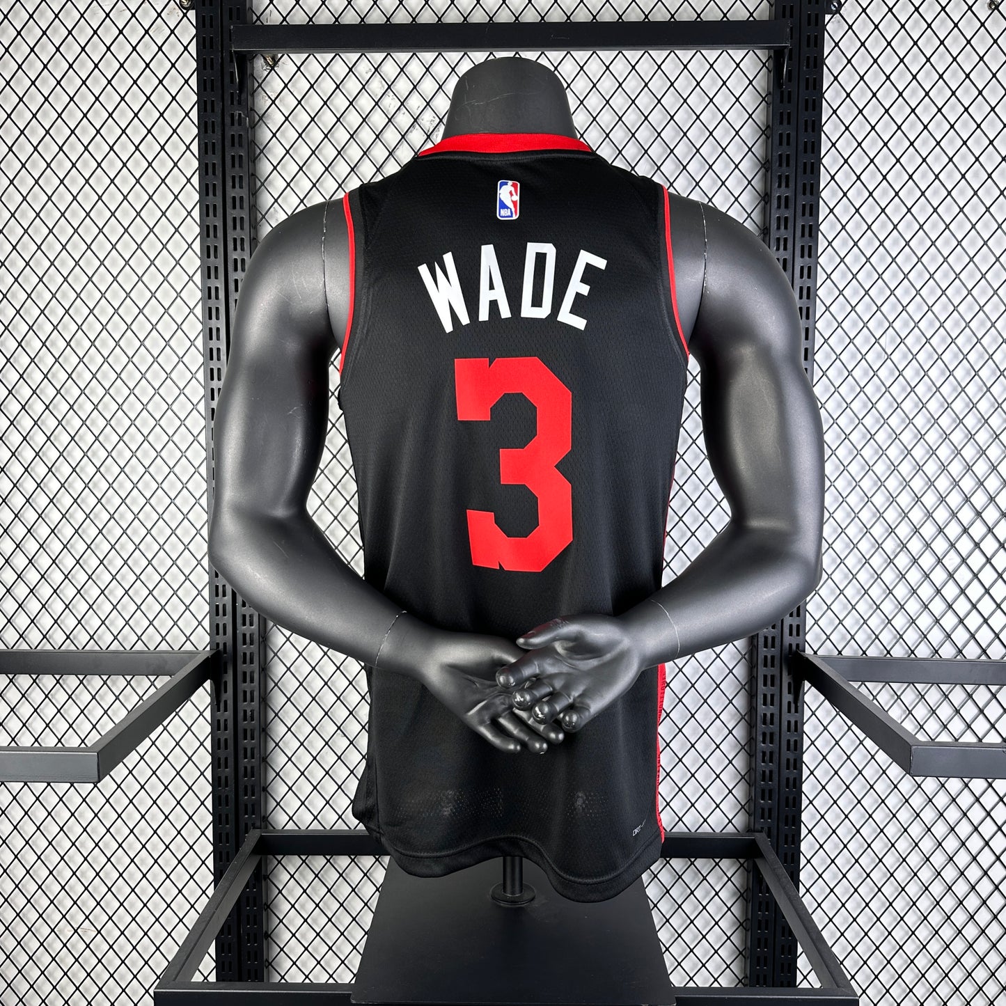 #3 Wade Miami Heat 23/24 Tessuto Impresso
