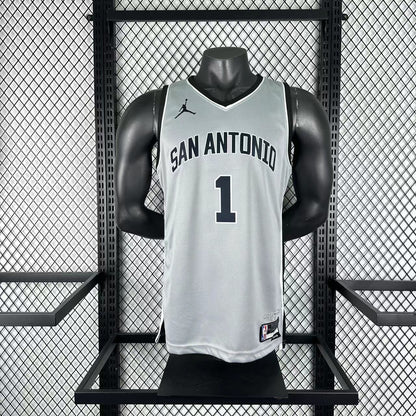 #1 San Antonio Spurs 25/26 Tessuto Impresso