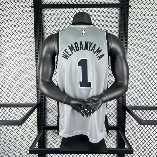 #1 San Antonio Spurs 25/26 Tessuto Impresso