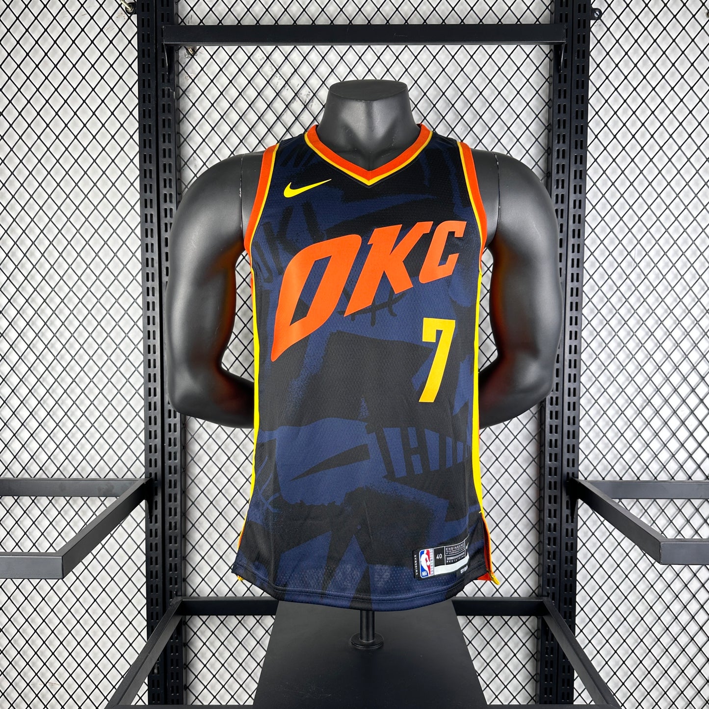 #7 Holmgren Oklahoma City 23/24 Tessuto Impresso