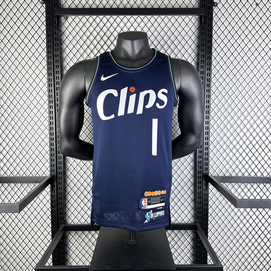 #1 Harden LA Clippers 23/24 Tessuto Impresso