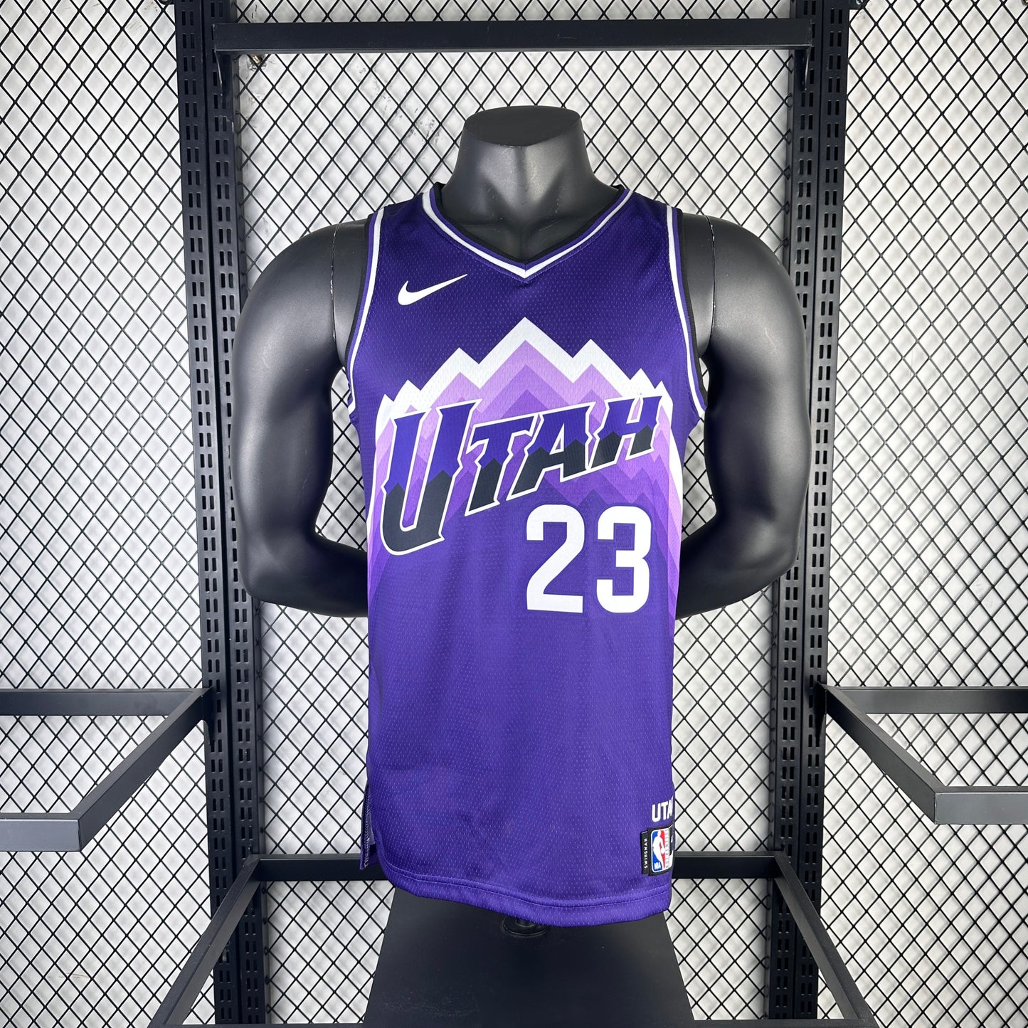 #23 Markkanen Utah Jazz 23/24 Tessuto Impresso