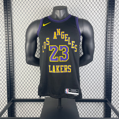 #23 James L.A. Lakers 23/24 Tessuto Impresso
