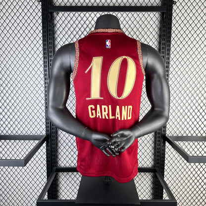 #10 Garland Cleveland Cavaliers 23/24 Tessuto Impresso