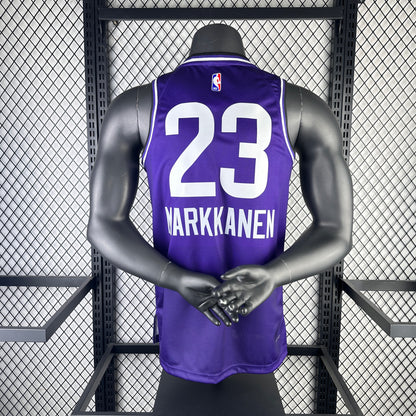 #23 Markkanen Utah Jazz 23/24 Tessuto Impresso
