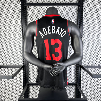 #13 Adebayo Miami Heat 23/24 Tessuto Impresso