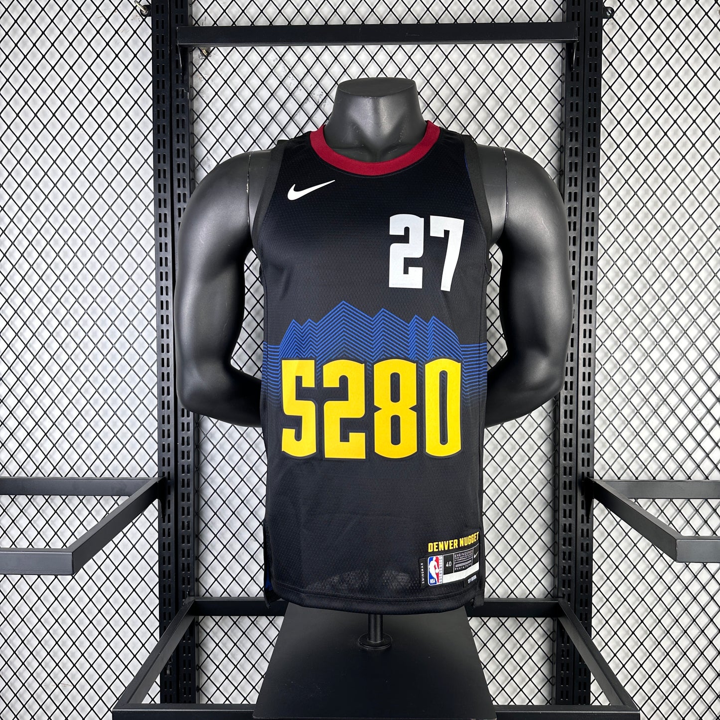 #27 Murray Denver Nuggets 23/24 Printed Fabric