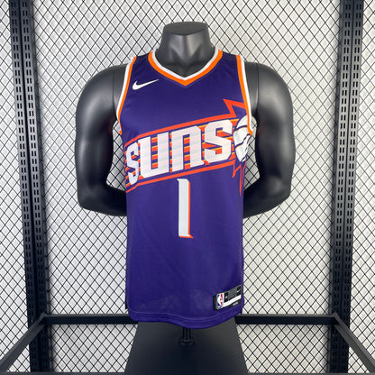 #1 Booker Phoenix Suns 23/24 Tessuto Impresso