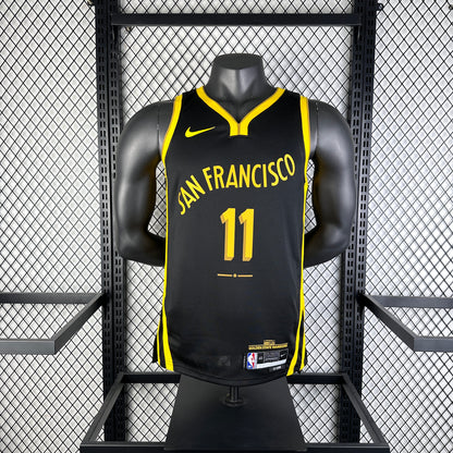 #11 Thompson Golden State Warrriors 23/24 Tessuto Impresso