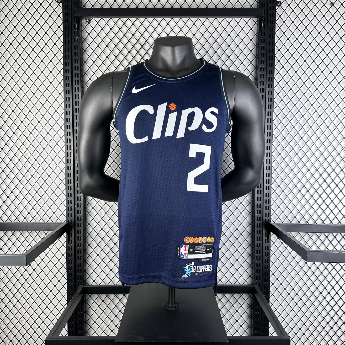 #2 Leonard LA Clippers 23/24 Tessuto Impresso