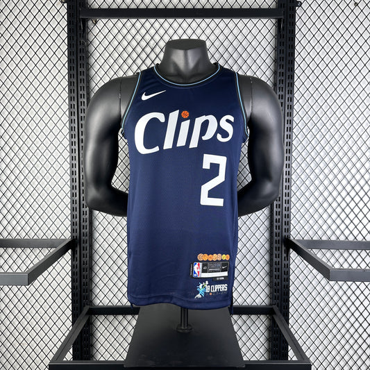 #2 Leonard LA Clippers 23/24 Tessuto Impresso