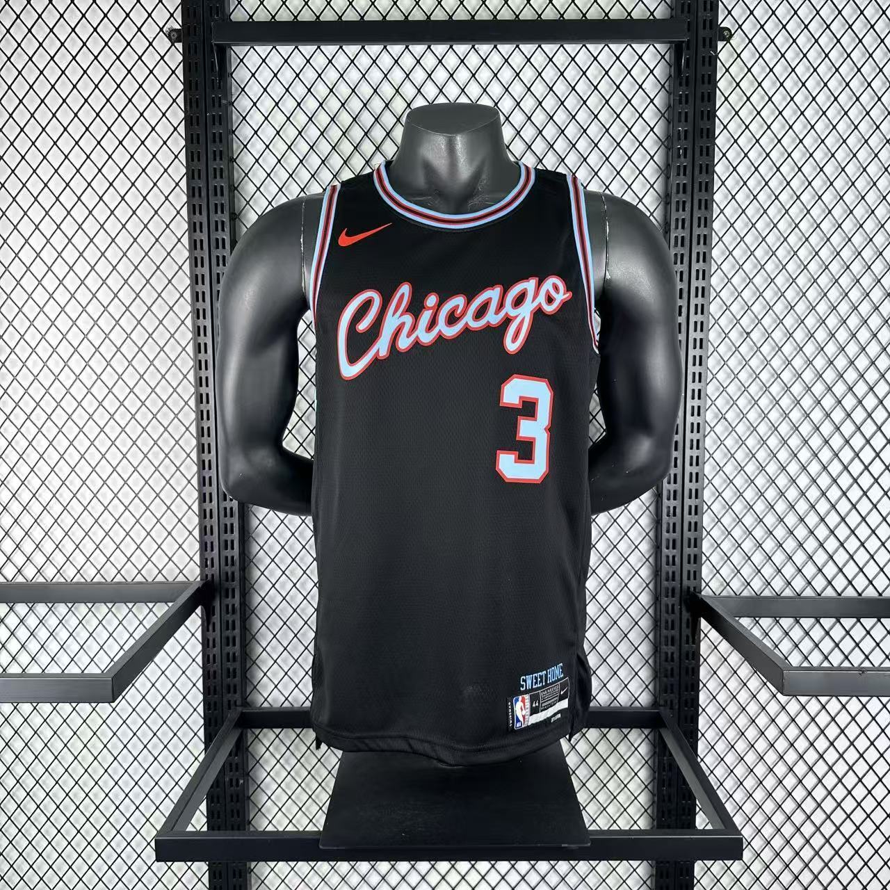 #3 Bulls 25/26 Tessuto Impresso