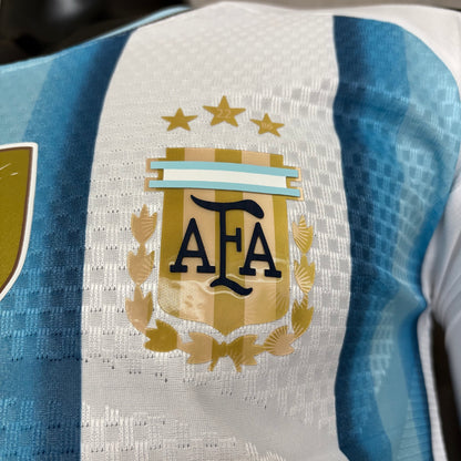 Argentina Prima Maniche Lunghe Tessuto Giocatore 2026