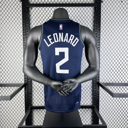 #2 Leonard LA Clippers 23/24 Tessuto Impresso