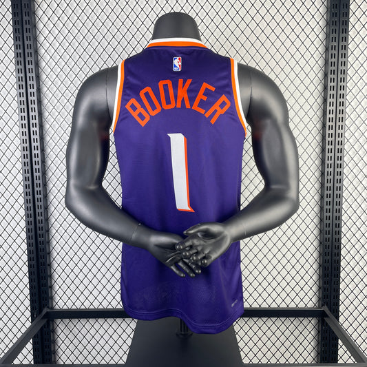 #1 Booker Phoenix Suns 23/24 Tessuto Impresso