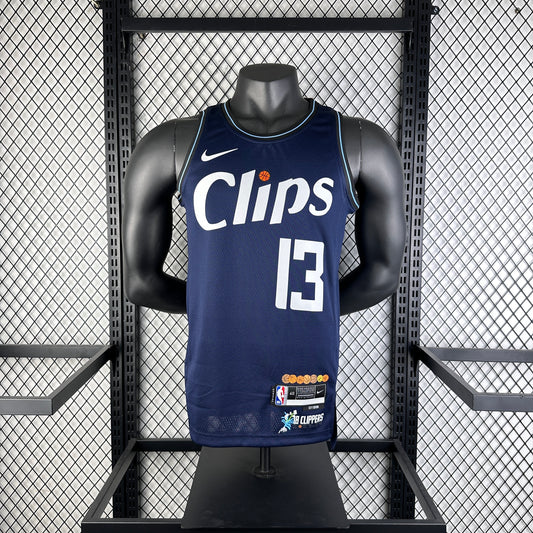 #13 George LA Clippers 23/24 Tessuto Impresso