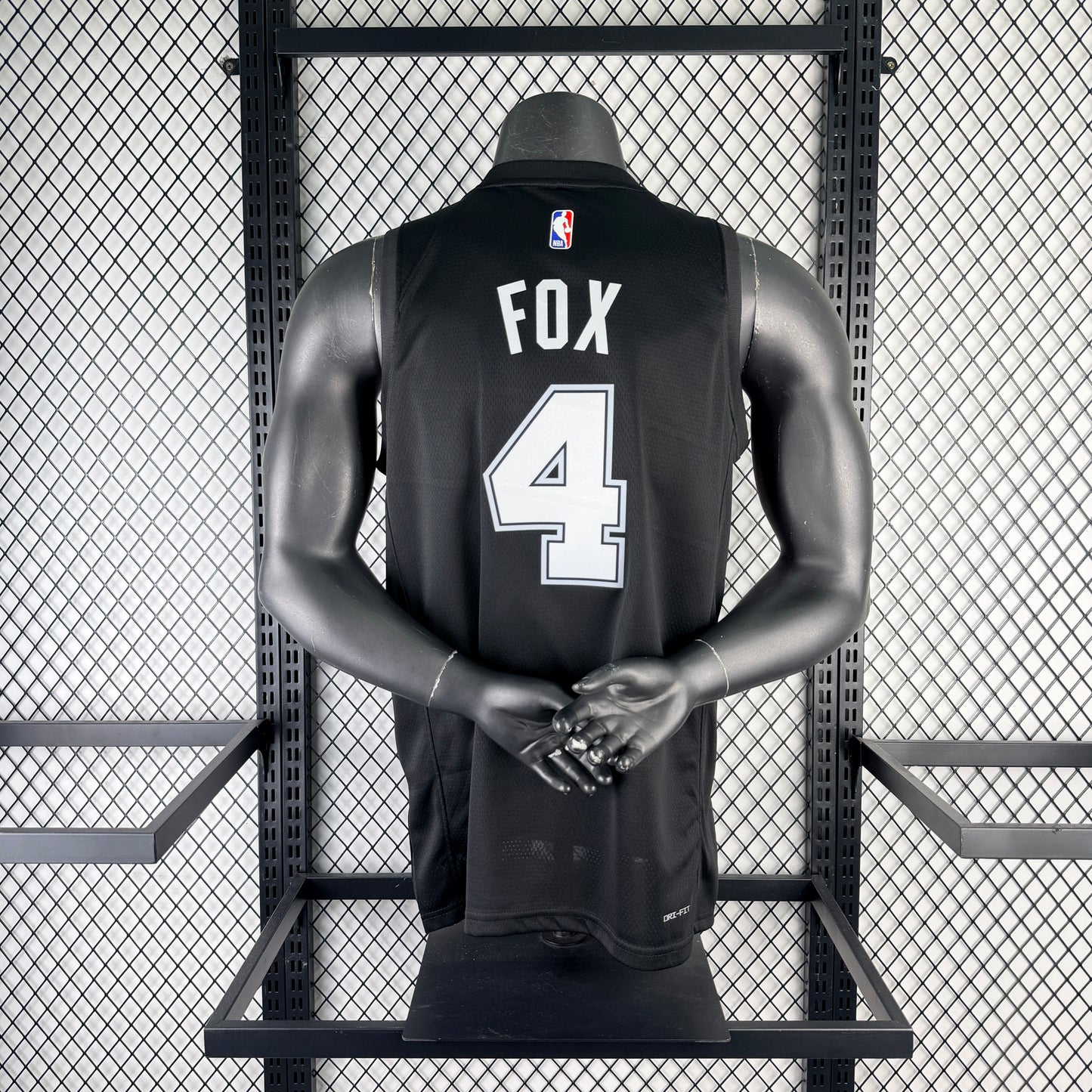 #4 San Antonio Spurs 25/26 Tessuto Impresso