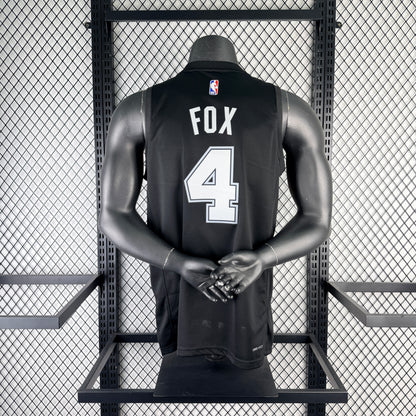#4 San Antonio Spurs 25/26 Tessuto Impresso