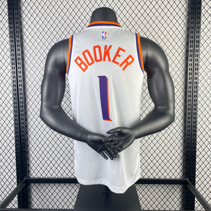 #1 Booker Phoenix Suns 23/24 Tessuto Impresso
